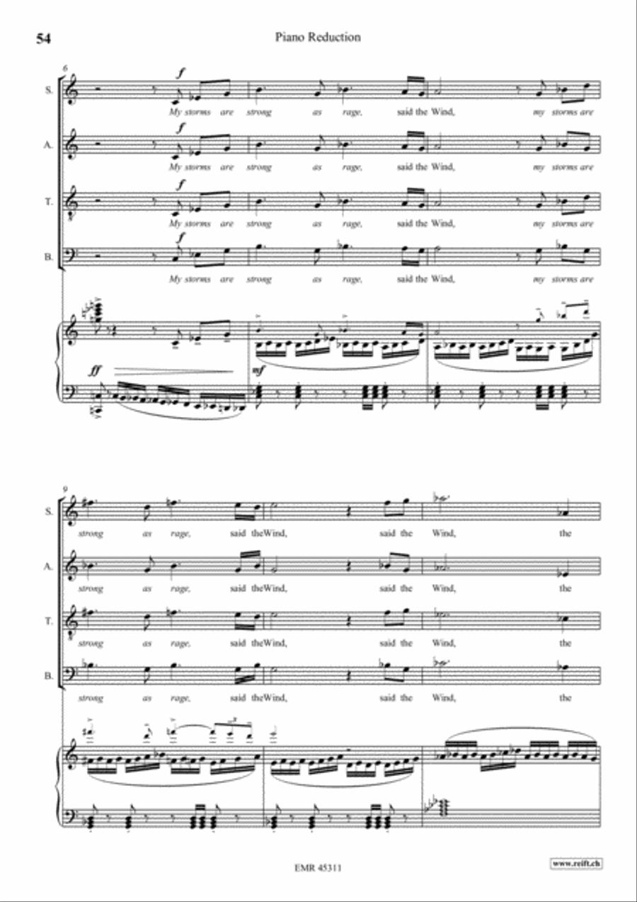 The Song Of Man The Song Of Man 4-Part scores gallery preview page 17
