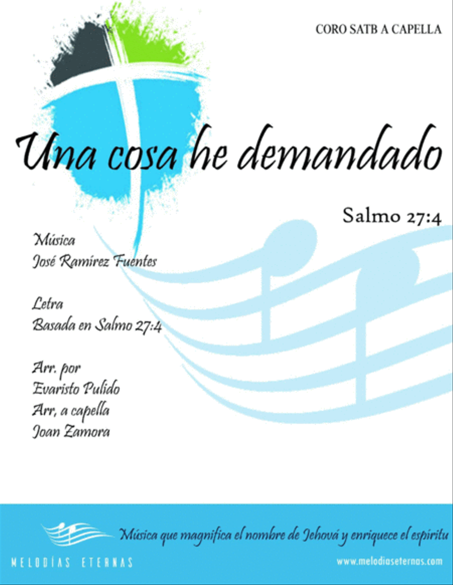 Una cosa he demandado 4-Part scores gallery preview page 1