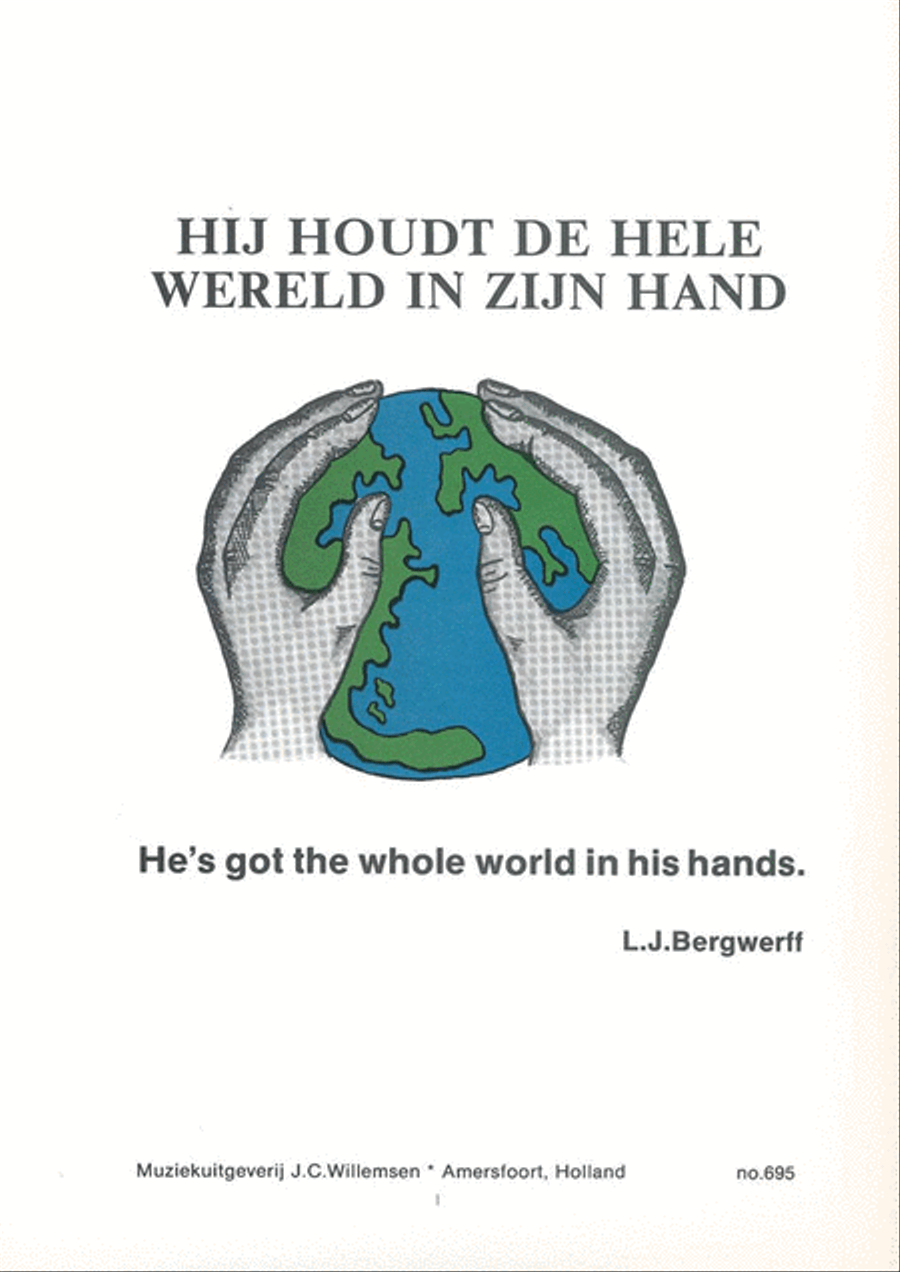 Hij Houdt De Hele Wereld In Zijn Hand Organ scores gallery preview page 1