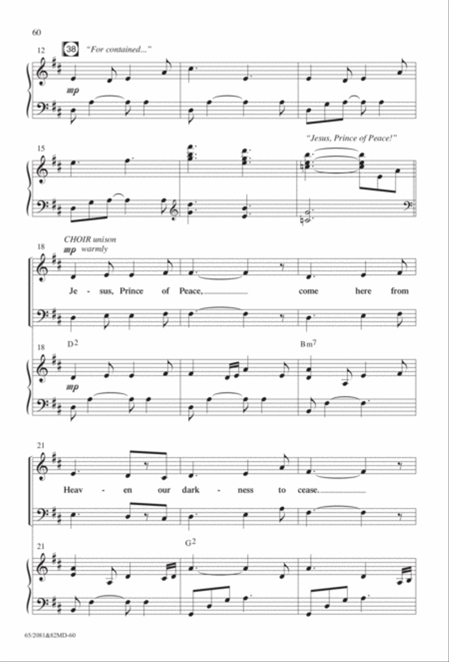 And It Came to Pass, Emmanuel 4-Part scores gallery preview page 13