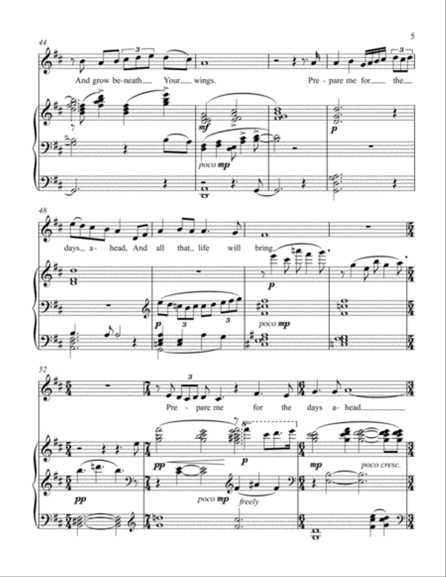 You Are Light (Looking Ahead) Voice scores gallery preview page 5