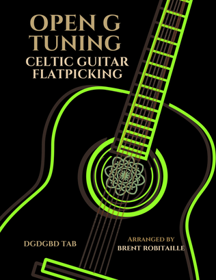 Book cover for Open G Tuning Celtic Guitar Flatpicking