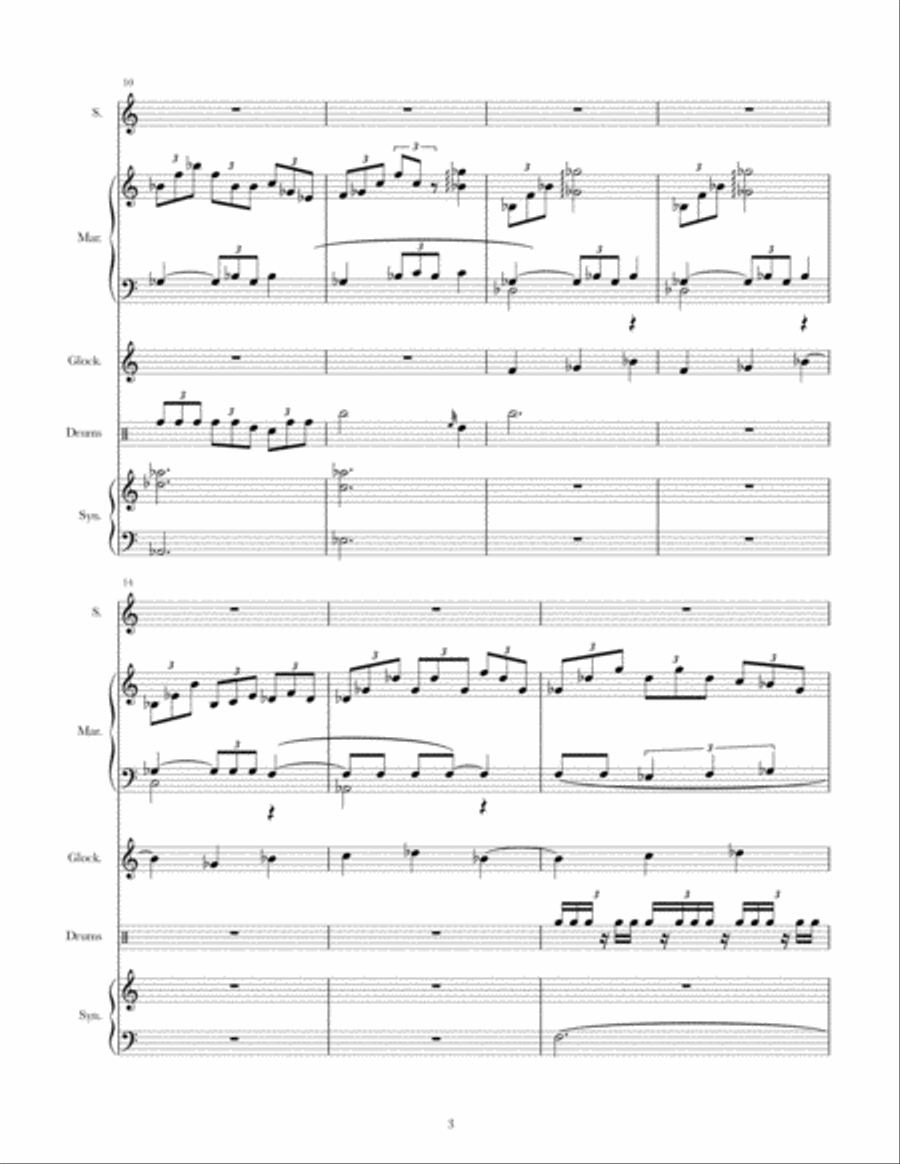 Secrets of the woods Secrets of the woods Small Ensemble scores gallery preview page 3