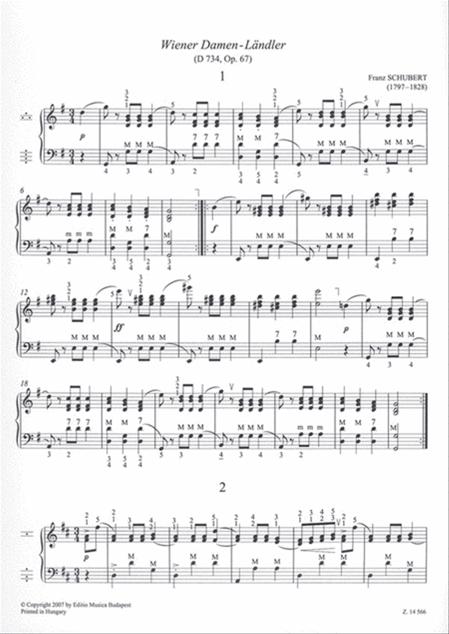 Tänze für Akkordeon Accordion scores gallery preview page 2