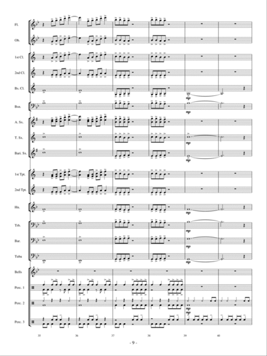 Sakura Concert Band scores gallery preview page 8