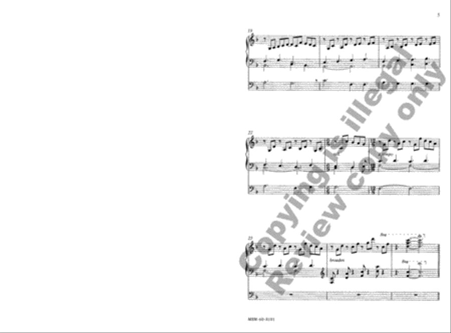 Oh, What Their Joy 4-Part scores gallery preview page 4