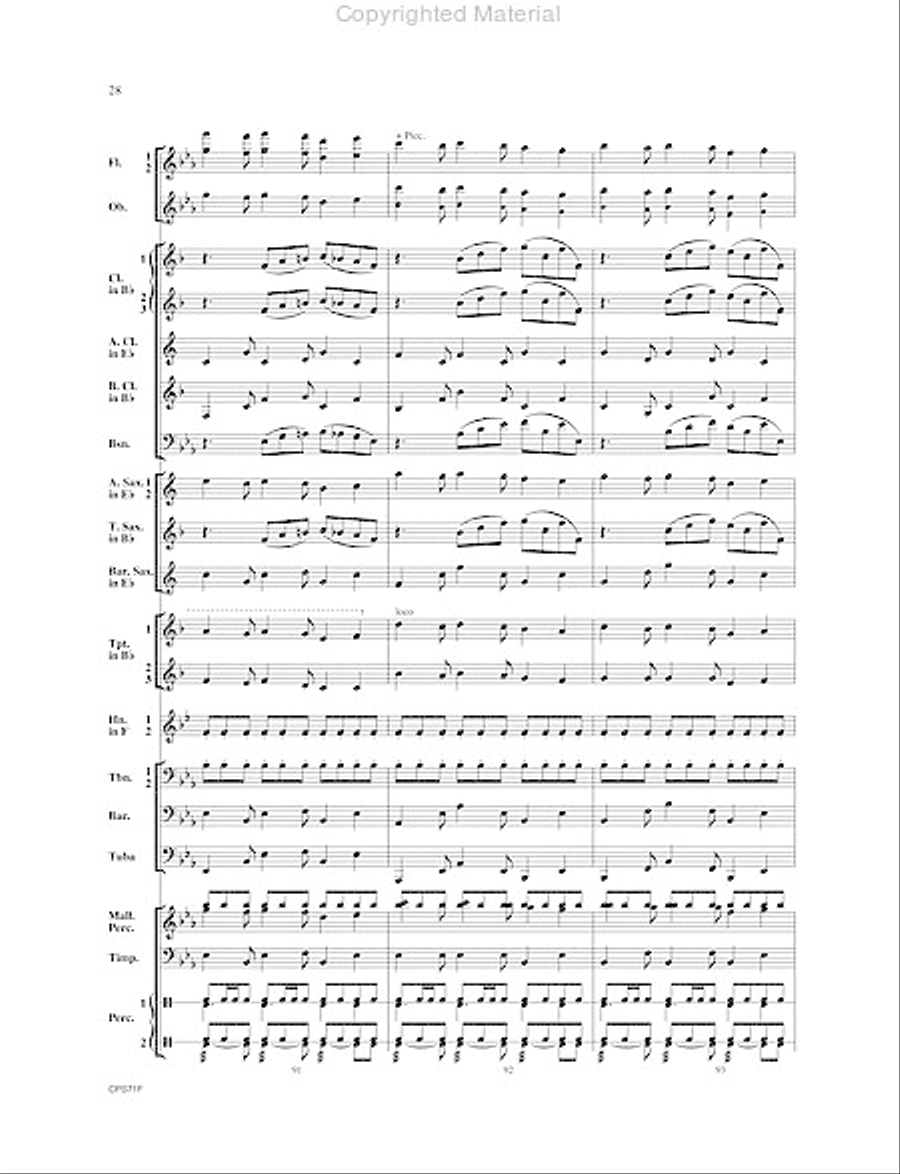 Rondo Festivo Rondo Festivo Concert Band scores gallery preview page 29