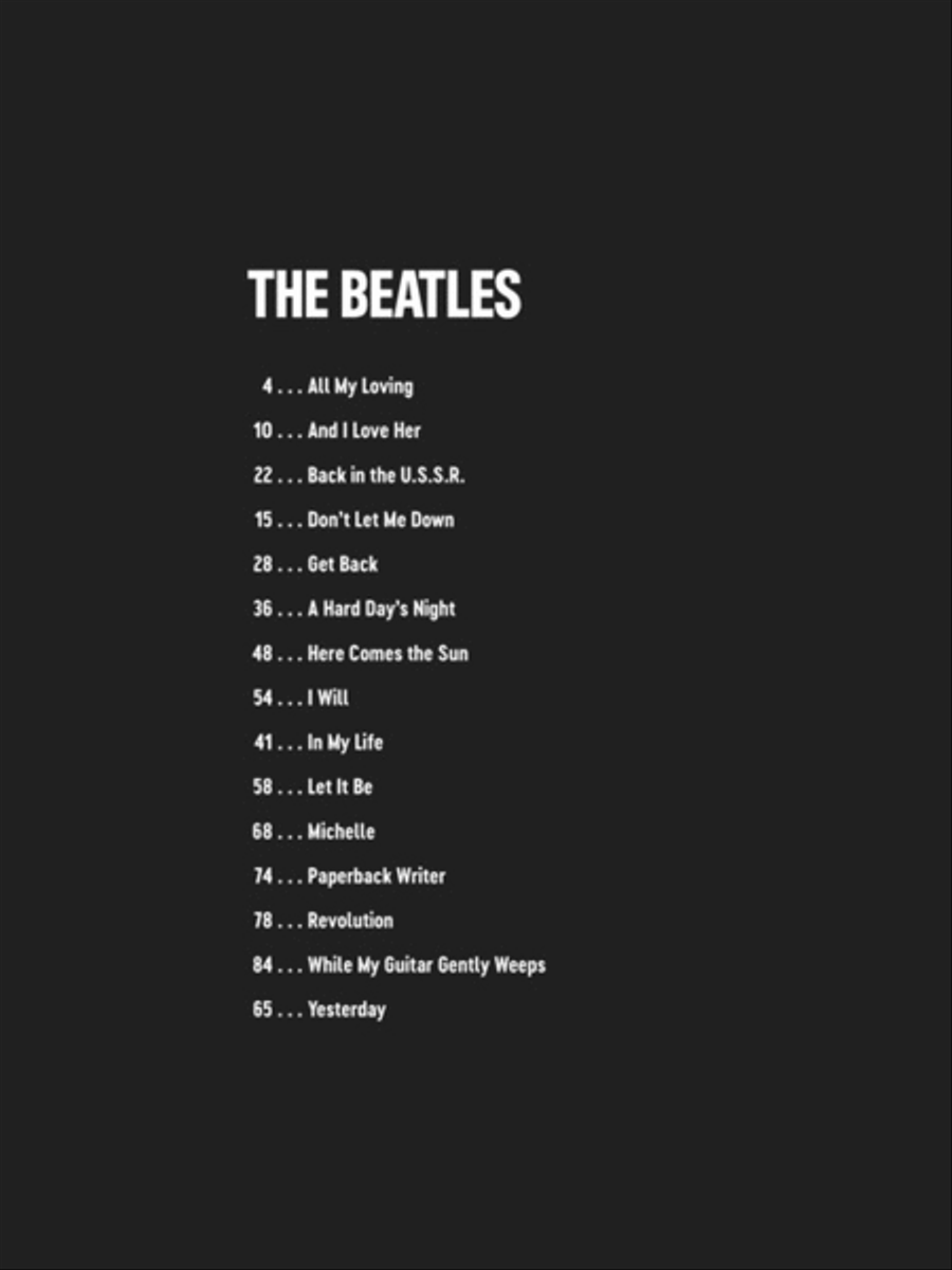 The Beatles The Beatles Acoustic Guitar scores gallery preview page 2