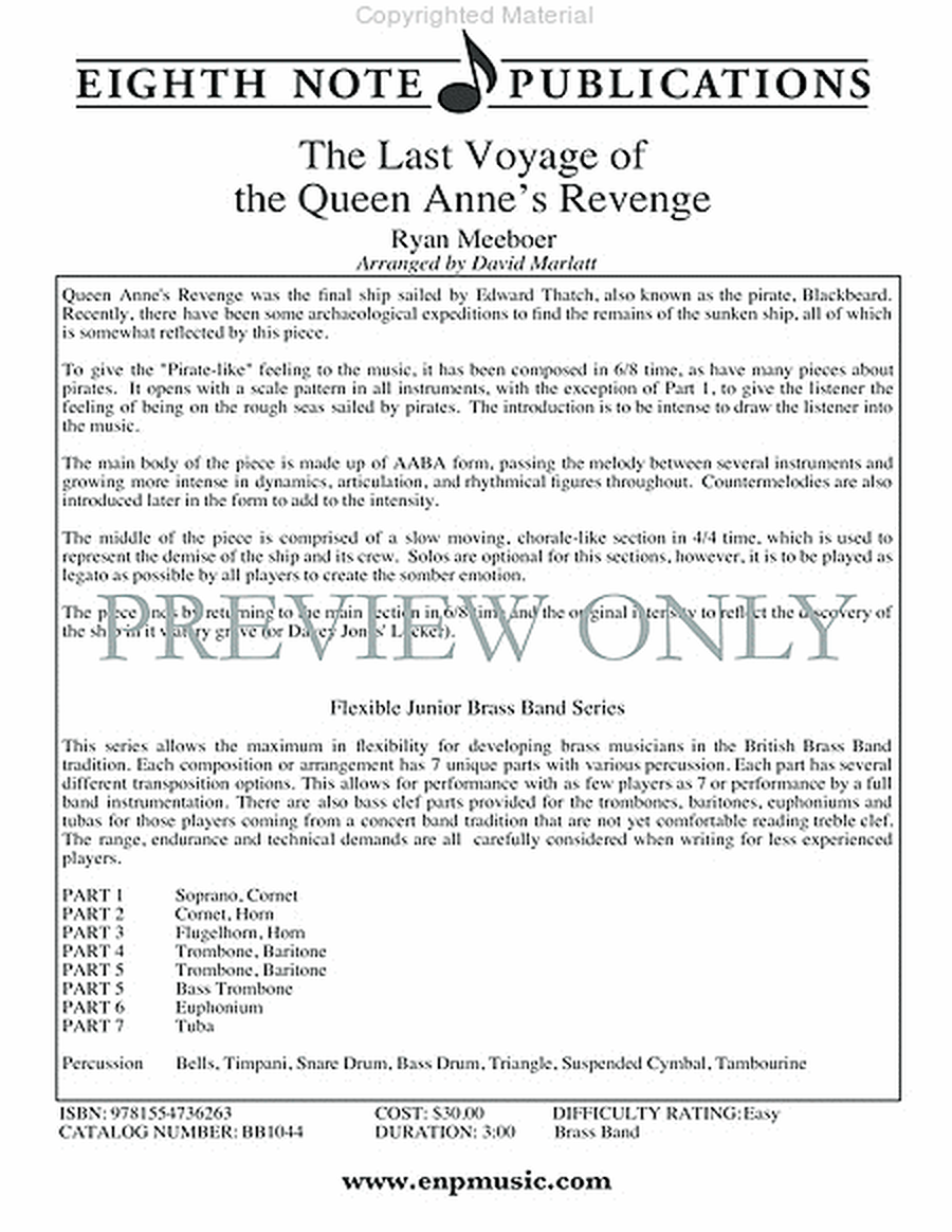 The Last Voyage of the Queen Anne's Revenge