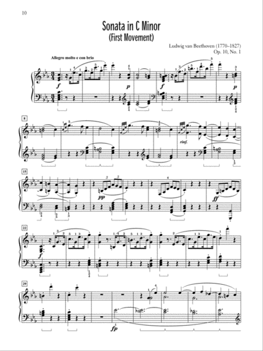 Audition Repertoire for the Advancing Pianist, Book 4 Piano Method scores gallery preview page 3