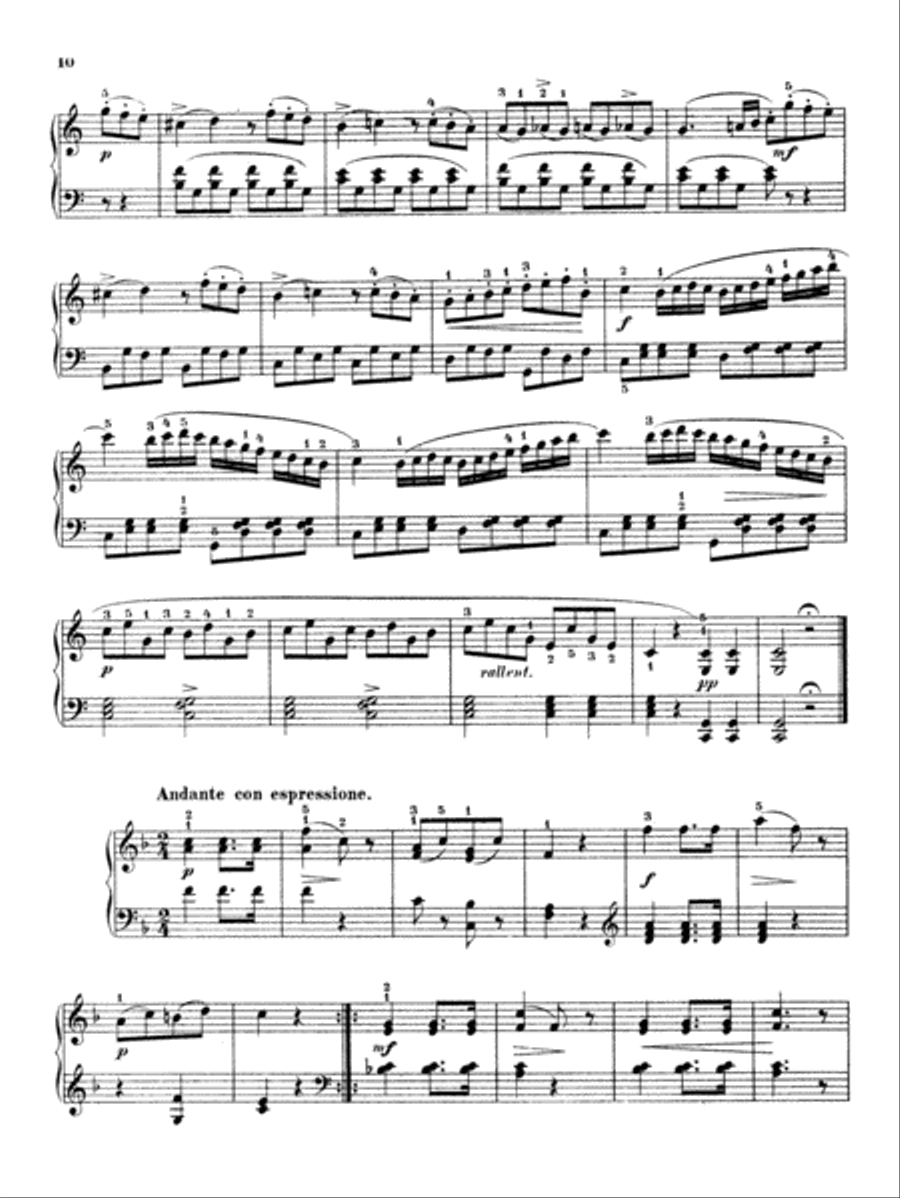 Cramer: Eleven Sontinas Piano Solo scores gallery preview page 3