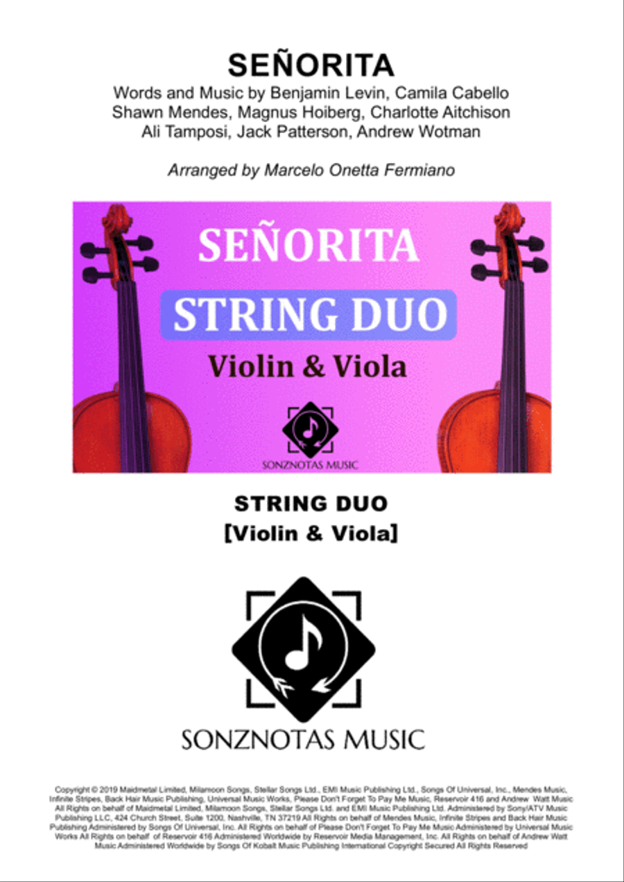 Senorita Set of Parts scores gallery preview page 1