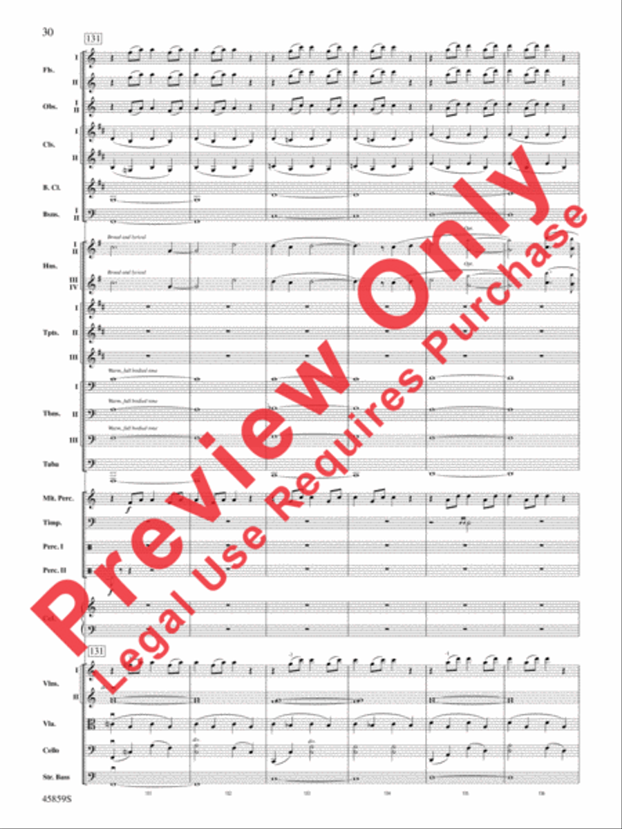 Fantastic Beasts and Where to Find Them Full Orchestra scores gallery preview page 30