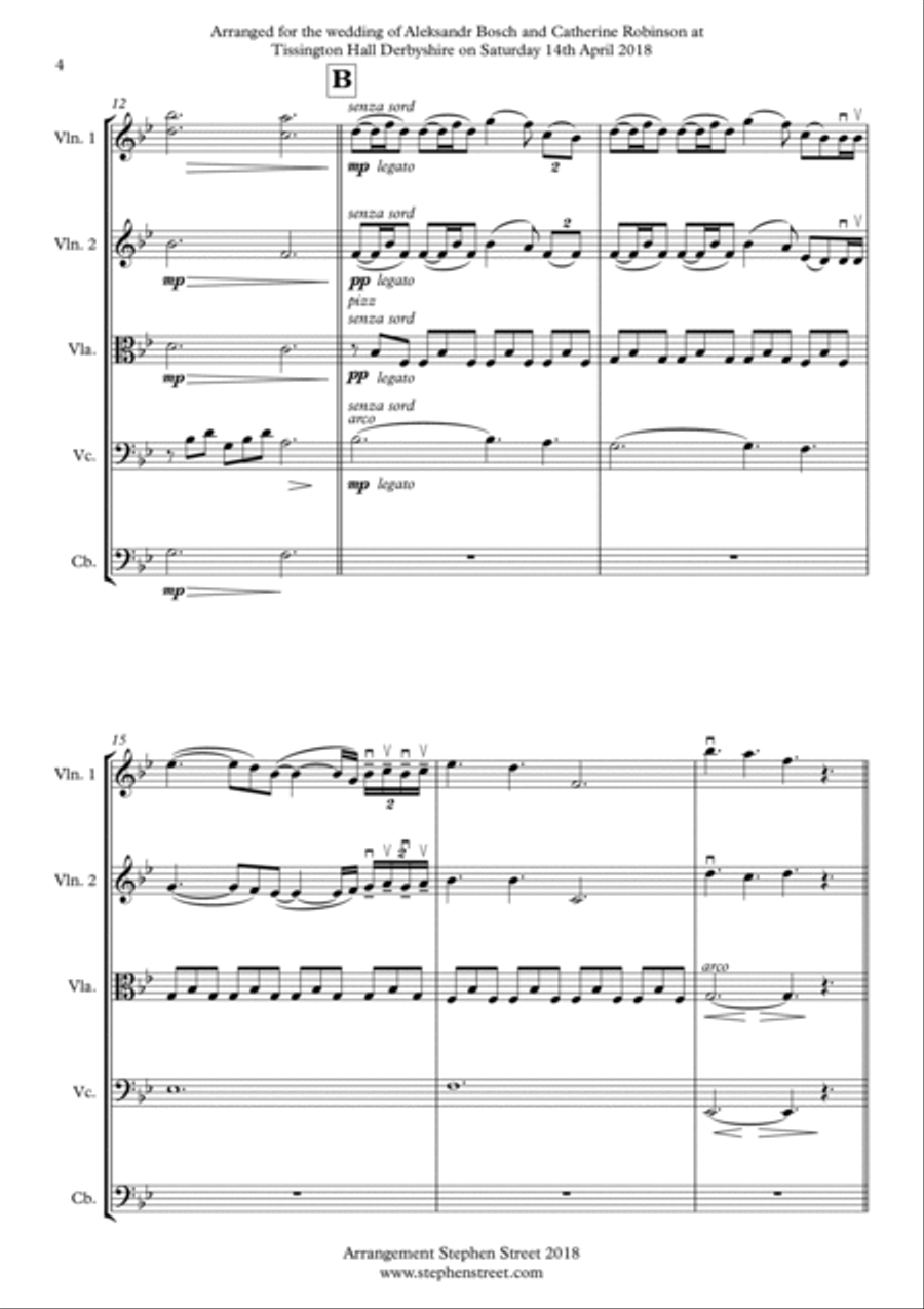 A Thousand Years String Quintet scores gallery preview page 4