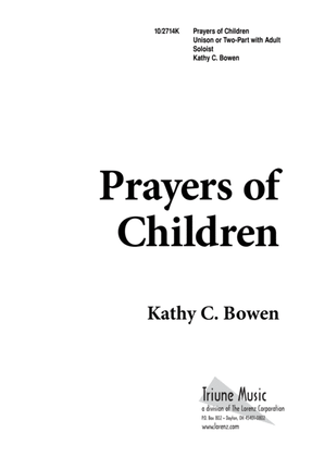 Book cover for Prayers of Children