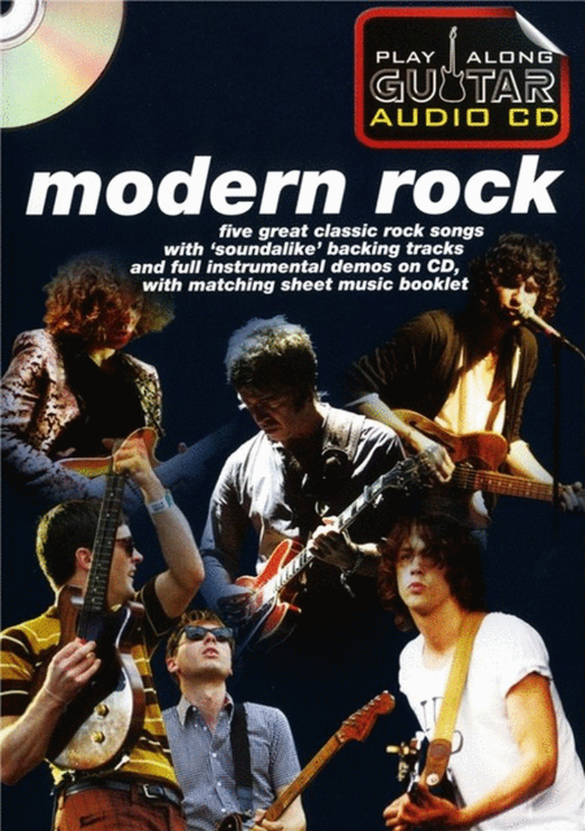 Playalong Guitar Modern Rock Booklet/CD