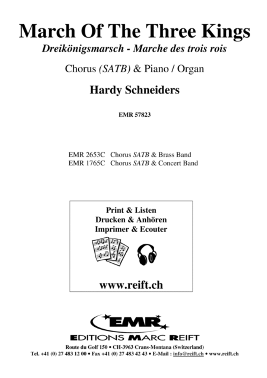 March Of The Three Kings Choir scores gallery preview page 2