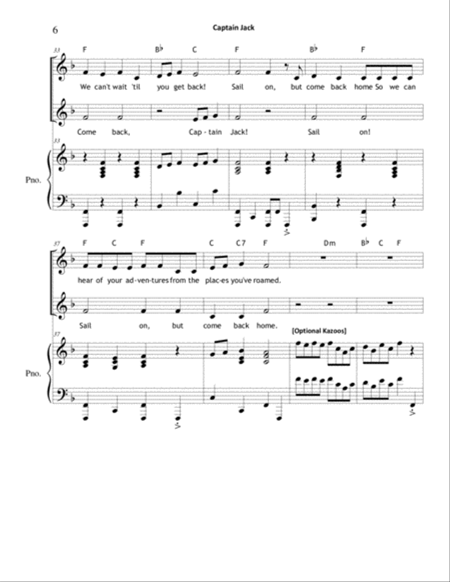 Captain Jack 2-Part scores gallery preview page 6
