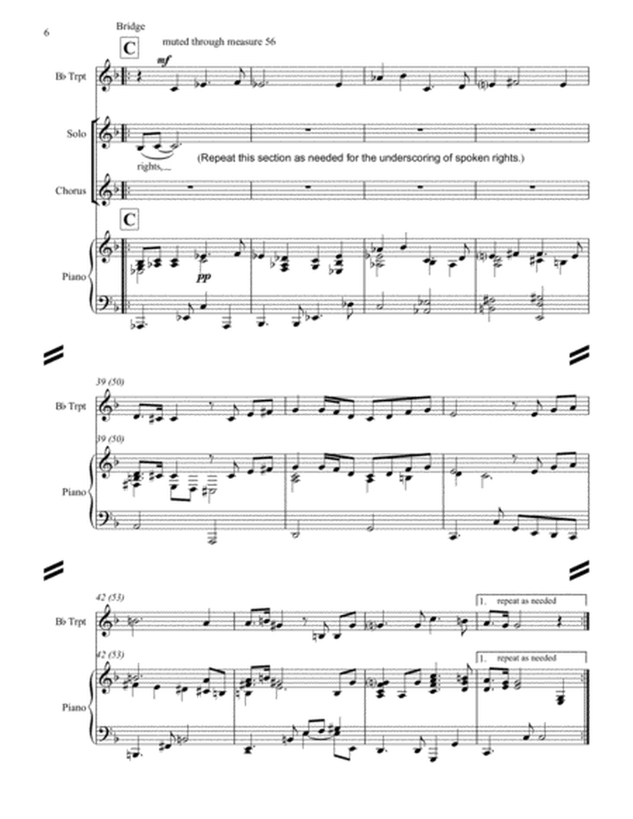 Every Man, Woman, and Child - Full Score - F Major