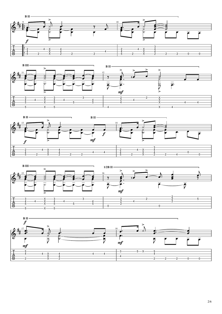 Fresh Fresh Acoustic Guitar scores gallery preview page 2