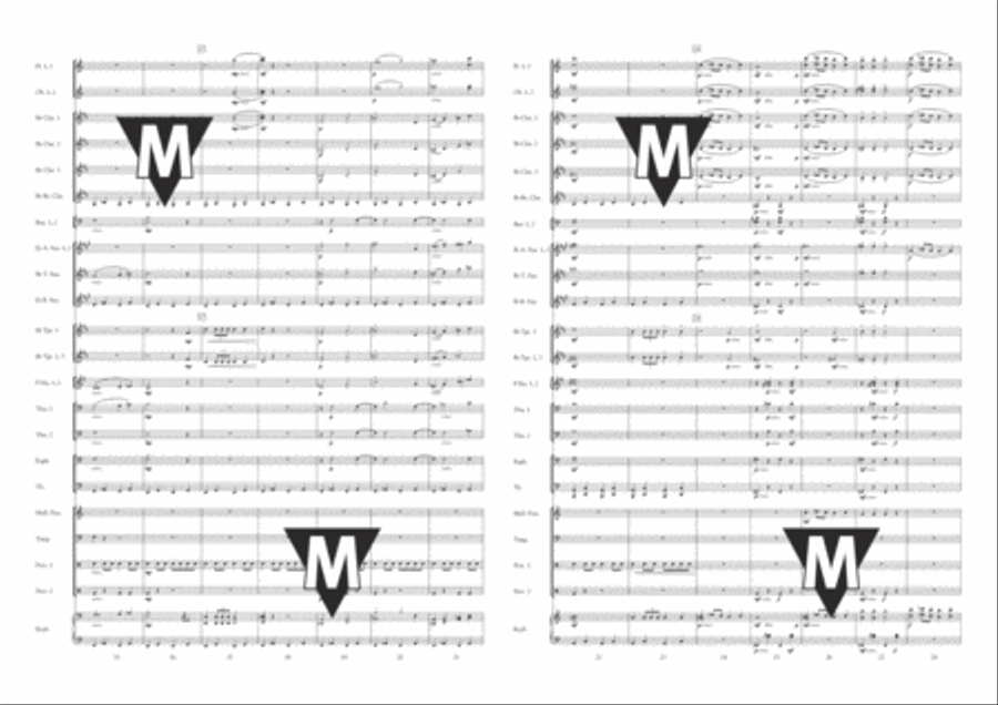 A Little Suite of Horror Concert Band scores gallery preview page 3