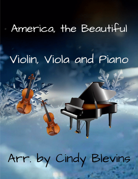 America, the Beautiful, for Violin, Viola and Piano image number null