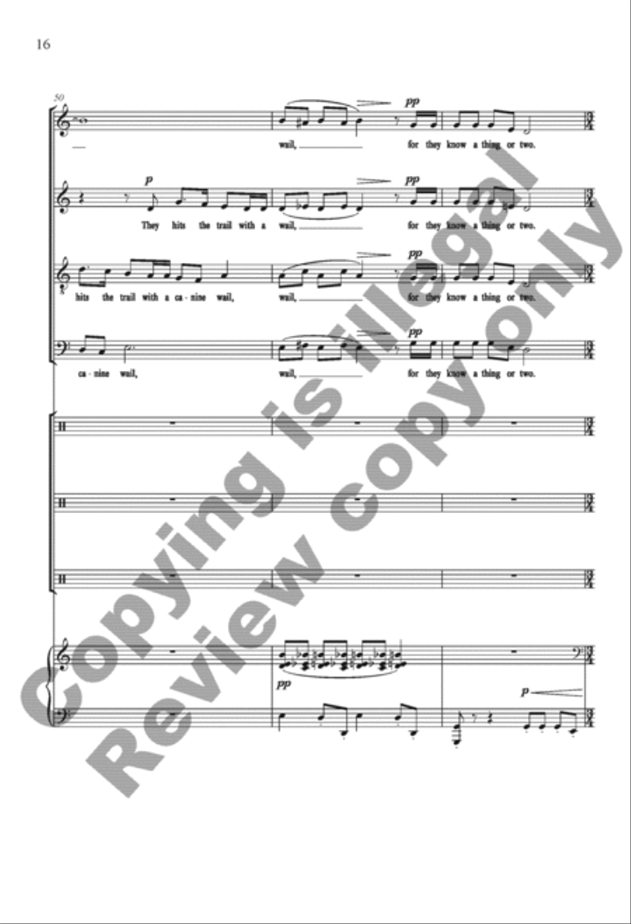 The Settling Years 4-Part scores gallery preview page 16