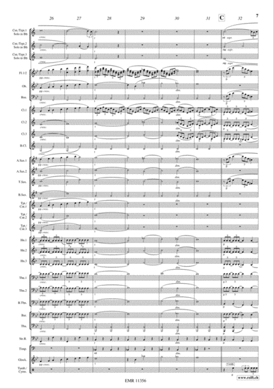 Ave Maria Concert Band scores gallery preview page 8