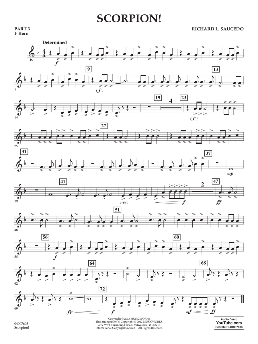 Scorpion! - Pt.3 - F Horn