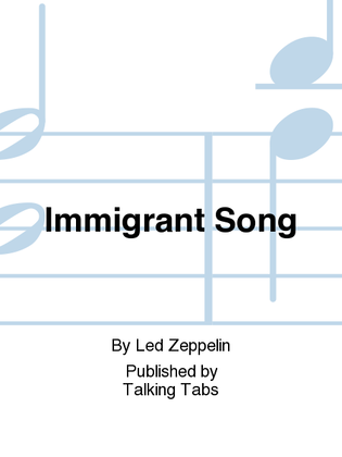 Book cover for Immigrant Song