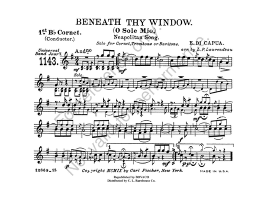 Beneath Thy Window