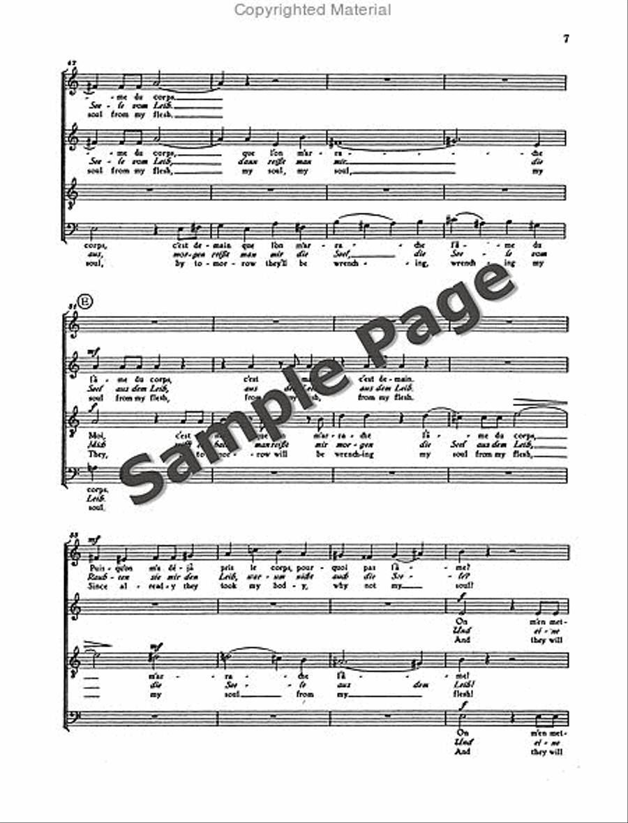 Canticle To Hope Vocal Score 4-Part scores gallery preview page 8