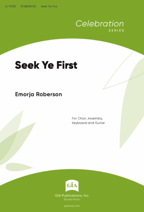 Book cover for Seek Ye First - Guitar edition