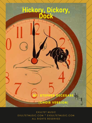 Book cover for Hickory, Dickory, Dock (Choir version)