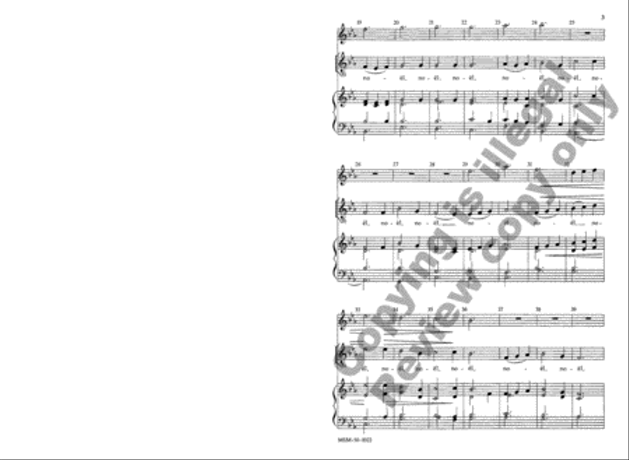 Noël, Noël 4-Part scores gallery preview page 3