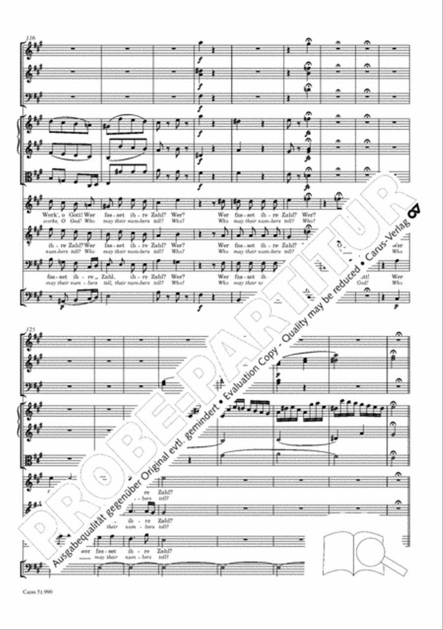 The Creation (Die Schopfung) 4-Part scores gallery preview page 169