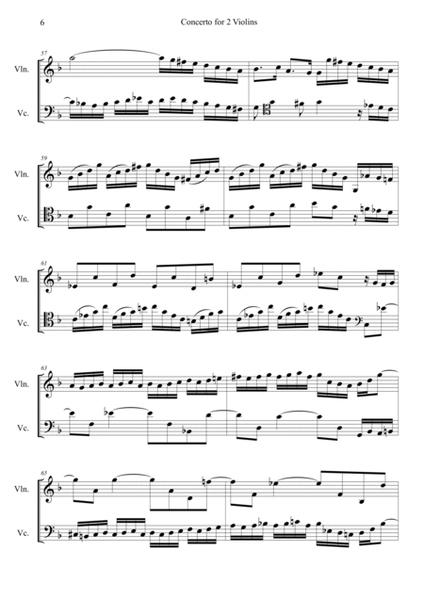 Concerto for 2 Violins 1st mov image number null