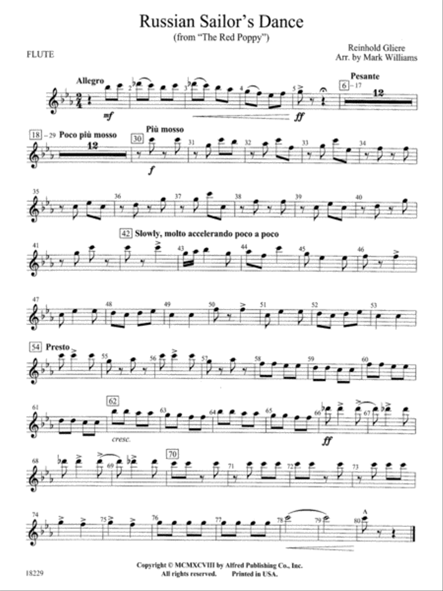 Russian Sailor's Dance (from 