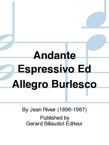 Andante Espressivo Ed Allegro Burlesco