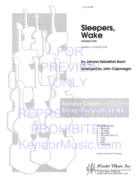Sleepers, Wake (Cantata #140) image number null