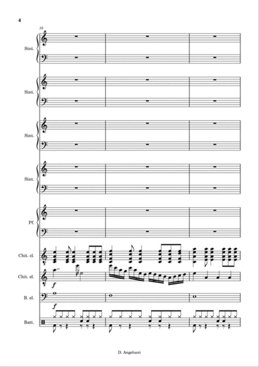 LOST IN MY MIND Bass Guitar scores gallery preview page 5