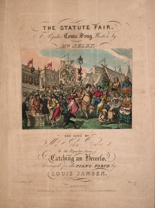 The Statute Fair. A Popular Comic Song