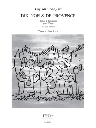 Book cover for 10 Noels De Provence Vol.2 (organ)
