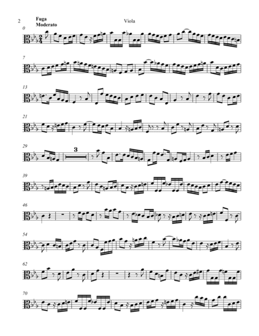 Sonata #6, Op. 2 for String Quartet image number null