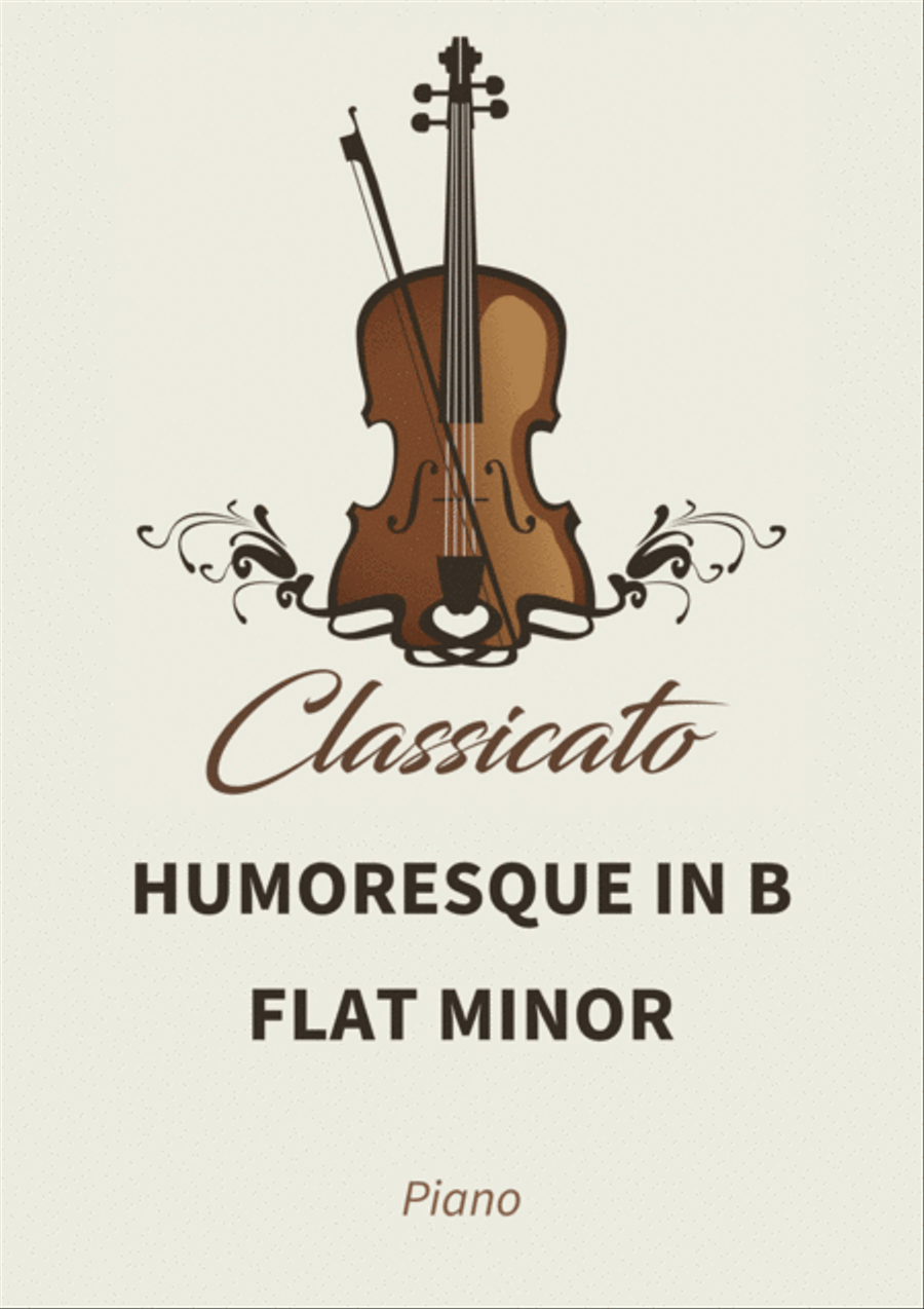 Humoresque in B flat minor Piano Solo scores gallery preview page 1