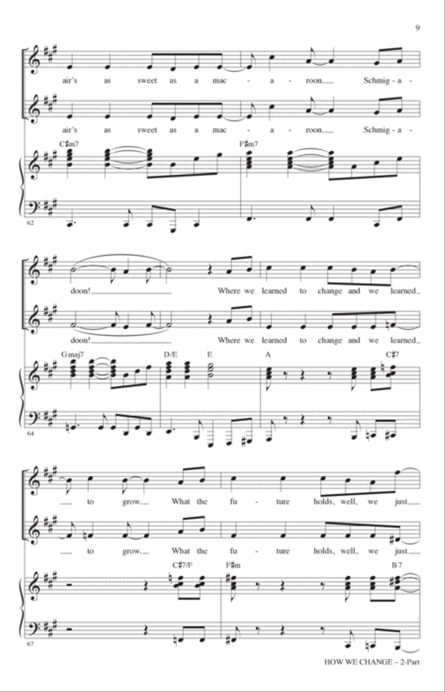 How We Change (Schmigadoon Finale) (from Schmigadoon!) (arr. Roger Emerson) 2-Part scores gallery preview page 8