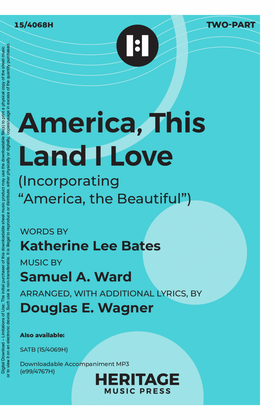 Book cover for America, This Land I Love