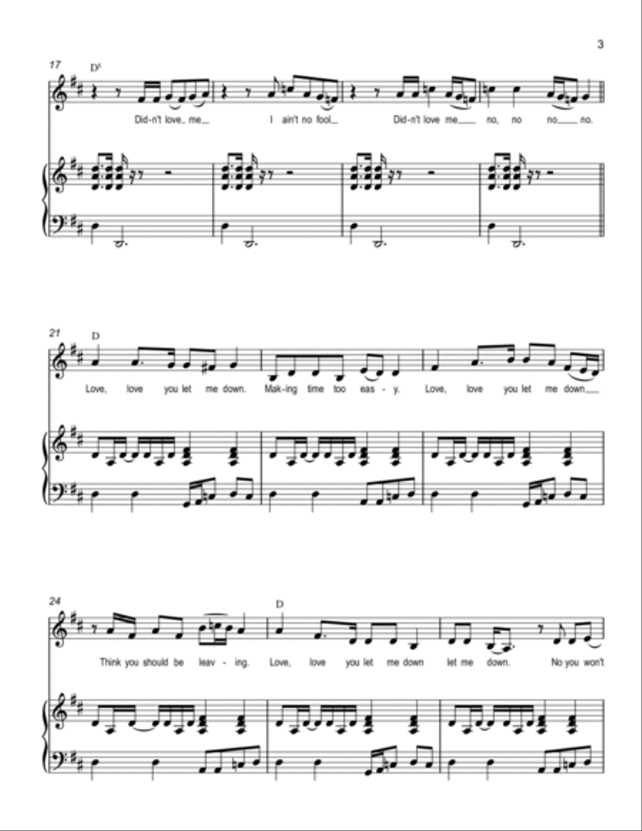 Giddy On Up Voice scores gallery preview page 3