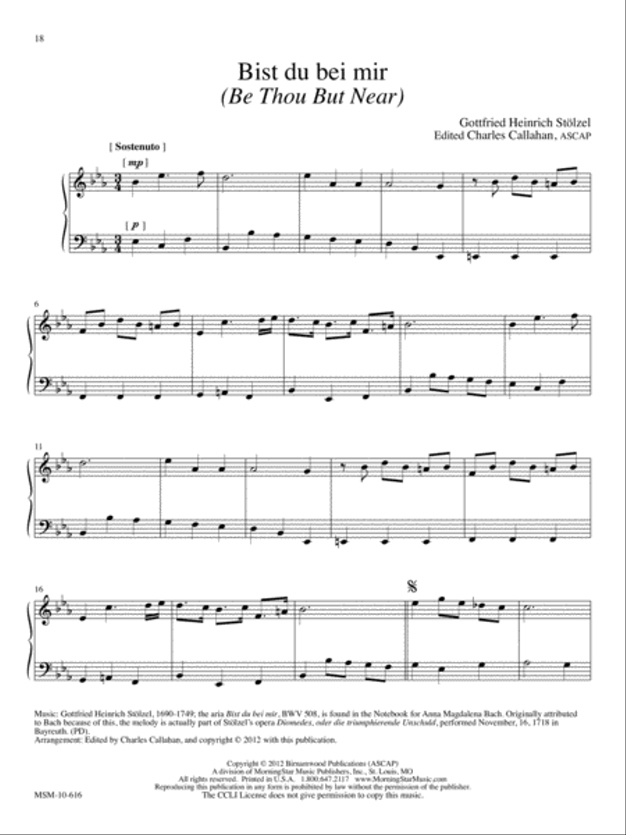 Be Thou But Near Organ scores gallery preview page 1