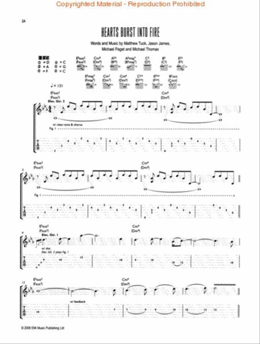 Bullet for My Valentine – Scream Aim Fire Electric Guitar scores gallery preview page 4